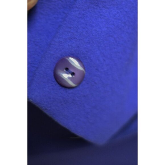 The Limited Cashmir Wool Blazer Jacket Violet Blue M - Picture 5 of 6